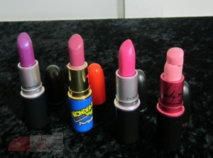 mac lipstick pinks and purples